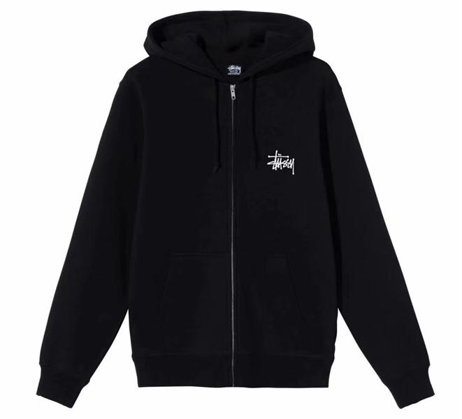 Stussy Basic Logo Zip Hoodie