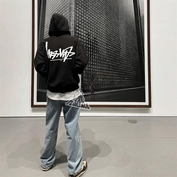 Stussy Flipped Logo Zip Hoodie