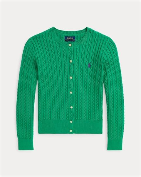 Ralph Lauren Mini Cable Cotton Cardigan