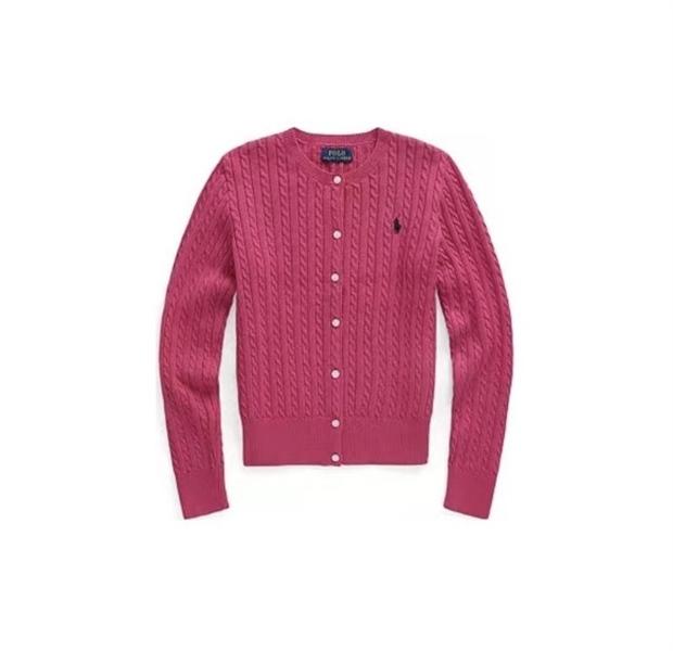 Ralph Lauren Mini Cable Cotton Cardigan