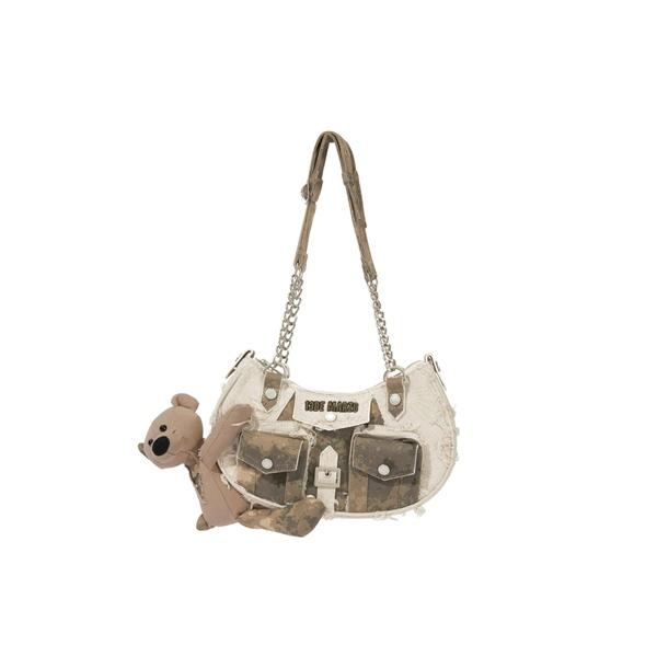 13De Marzo Camo Denim Bag