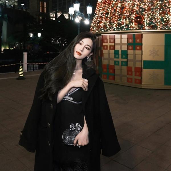 Self Portrait Clutch Rhinestone Bow Bag