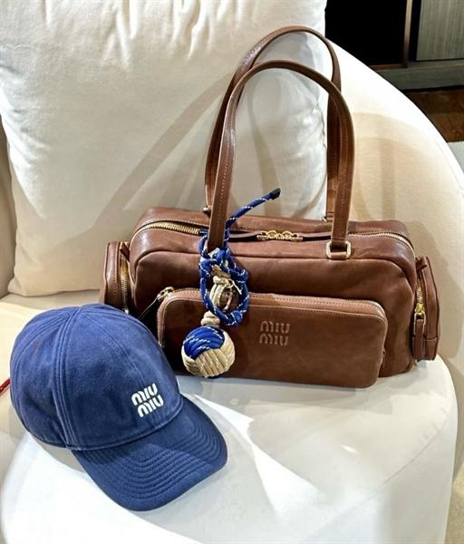 Miu Miu Pocket Washed Nappa Bag