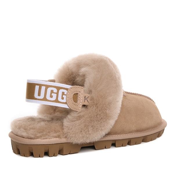 UGG AU Fluffy Strap Ladies Scuff