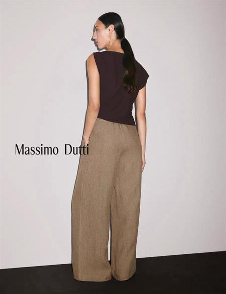 Massimo Dutti Linen Relaxed Pants