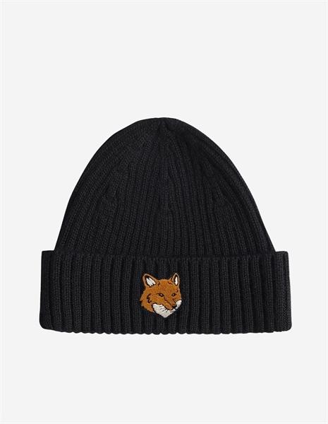 Maison Kitsune Bold Fox Head Beanie