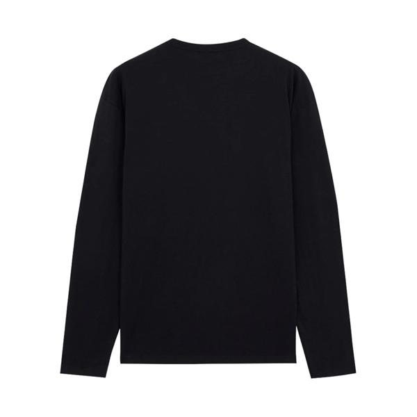 Maison Kitsune Fox Head Patch Long Sleeve T-Shirt