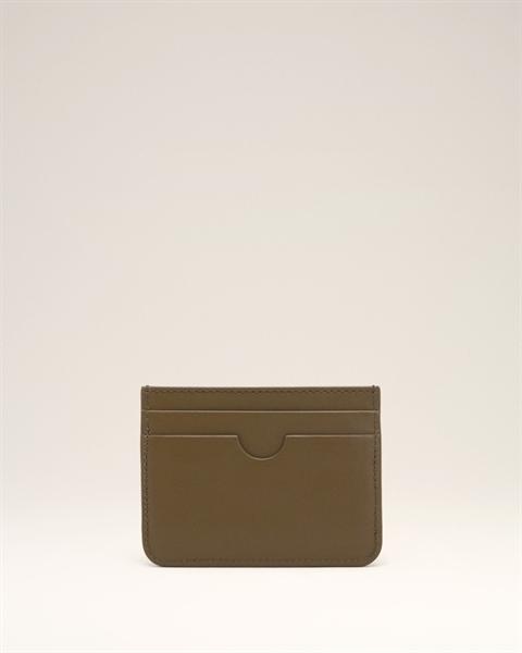 Ami Green Smooth Leather De Coeur Card Holder