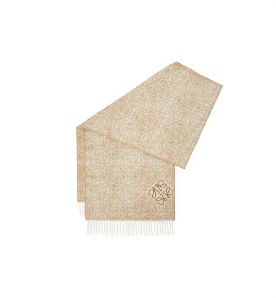Loewe Anagram Wool Cashmere Scarf SS26