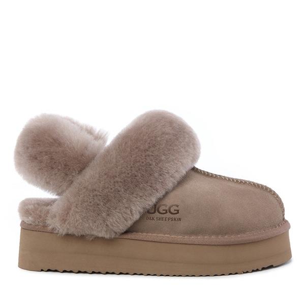 UGG AU Fur Banding Slipper