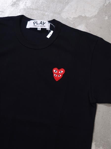 CDG PLAY Layer Hearts Tee