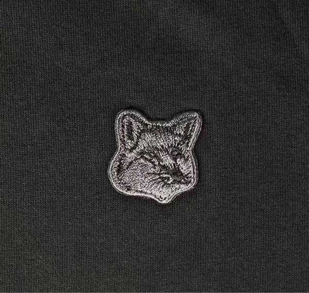 Maison Kitsune Black Fox Head Tee