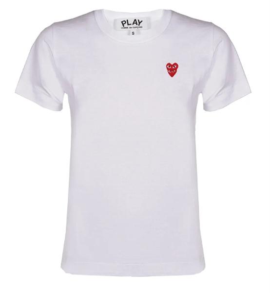 CDG Play Overlapping Hearts Tee