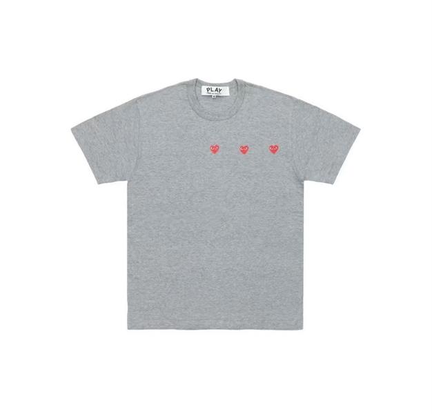CDG Play 3 Hearts Tee