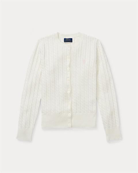 Ralph Lauren Mini Cable Cotton Cardigan