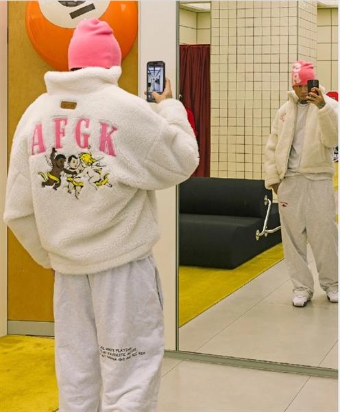 AFGK Logo Sherpa Jacket