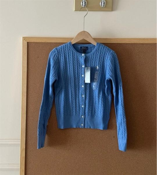 Ralph Lauren Mini Cable Cotton Cardigan