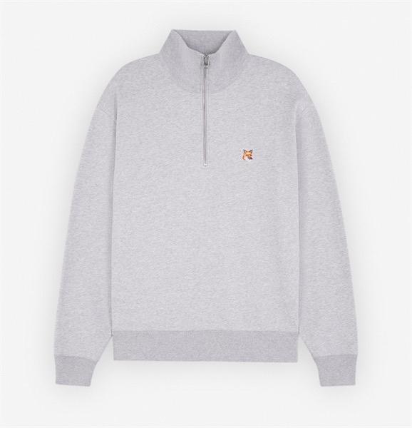 Maison Kitsune Quarter Half Zip Sweater