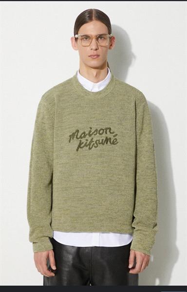 Maison Kitsune Handwriting Knit Sweater