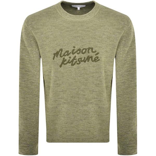 Maison Kitsune Handwriting Knit Sweater