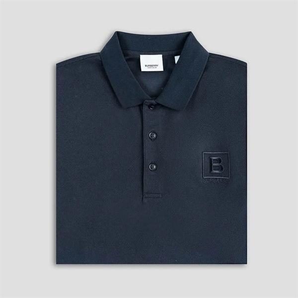 Burberry B Box Letter Graphic Cotton Navy