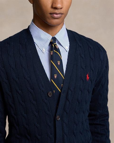 Ralph Lauren Cable Knit Cotton Cardigan ( Man )