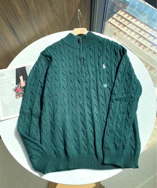 Ralph Lauren Quarter Zip Cable Knit Sweater