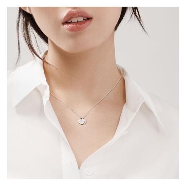 Tiffany Double Heart Tag Pendant