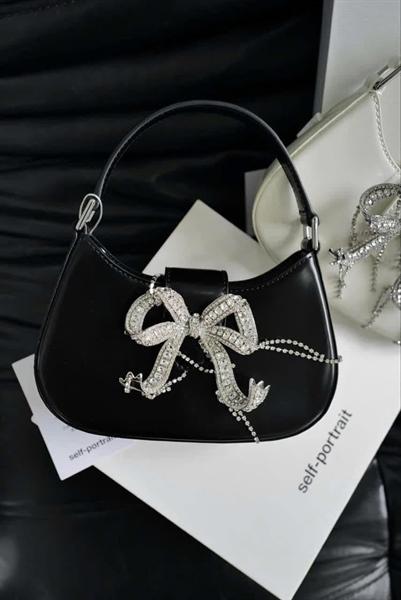 Self Portrait Crescent Bow Bag