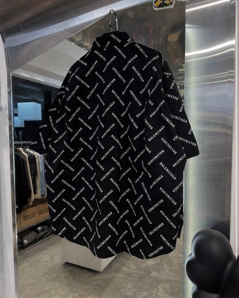 Balenciaga Multi LogoOversized Shirts
