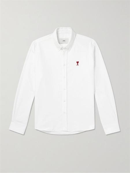 Ami Paris Logo Oxford Shirts