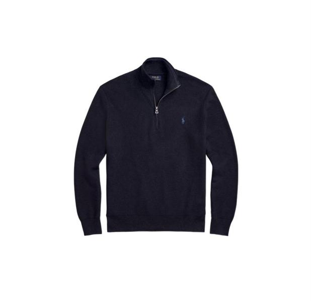 Ralph Lauren Cotton Quarter Zip Sweater