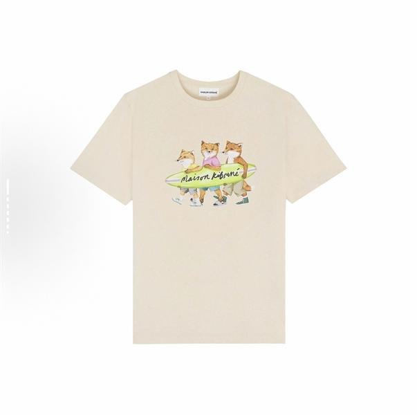Maison Kitsune Fox Surfing Tee