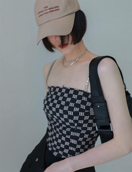 Misbhv Spaghetti Monogram Top