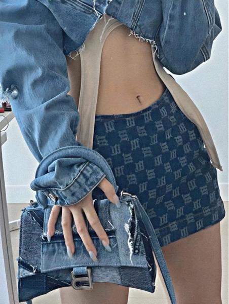 Misbhv Denim Skirt