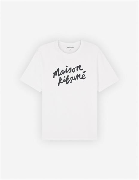 Maison Kitsune Hand Writing Logo Tee
