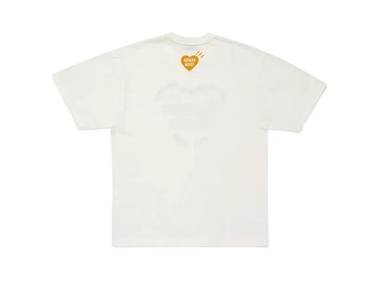 Human Made Yellow Heart Logo Tee