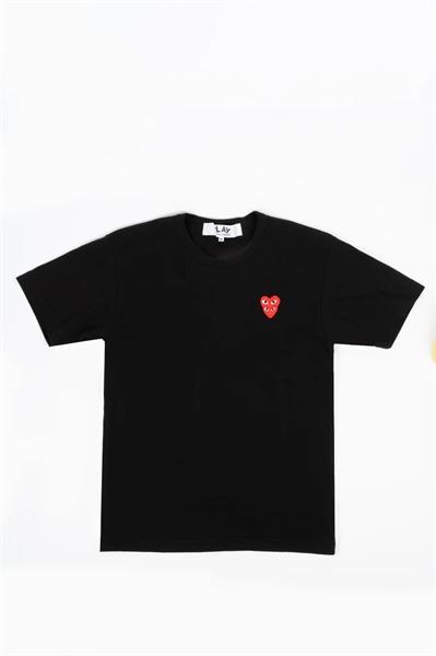 CDG Play Overlapping Hearts Tee