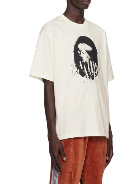 Bape Spray Print Logo Relaxed Fit Tee