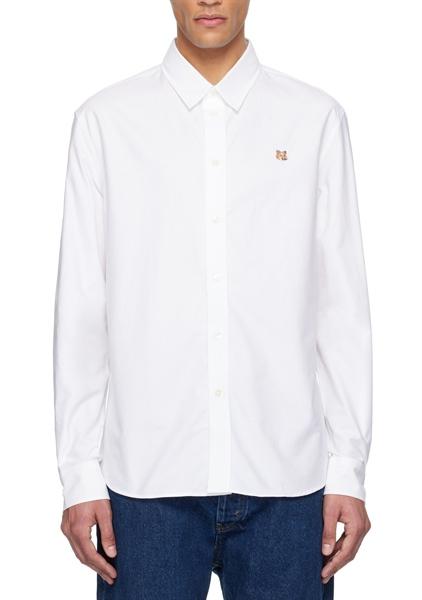 Maison Kitsune Fox Head Logo Classic Shirts