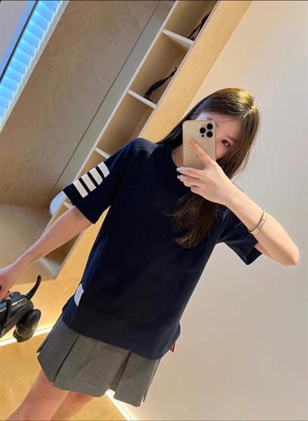 Thom Browne Jersey Striped Tee