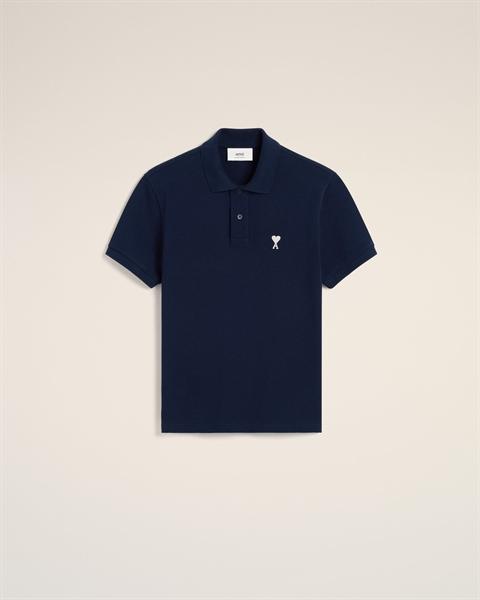 Ami Paris Heart Logo Polo