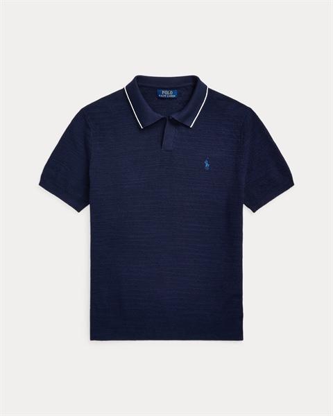 Ralph Lauren Textured Cotton-Linen Polo