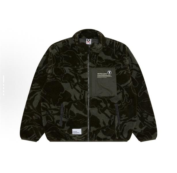 AAPE Camo Sherpa Jacket