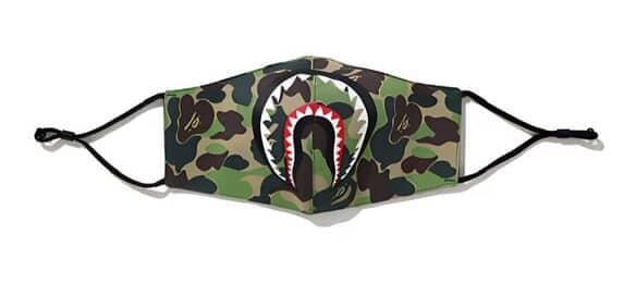 Bape Shark Camo Mask