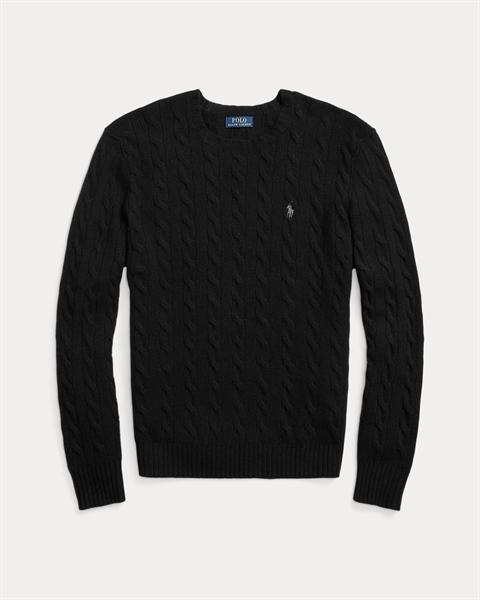 Ralph Lauren Cable-Knit Wool-Cashmere Sweater