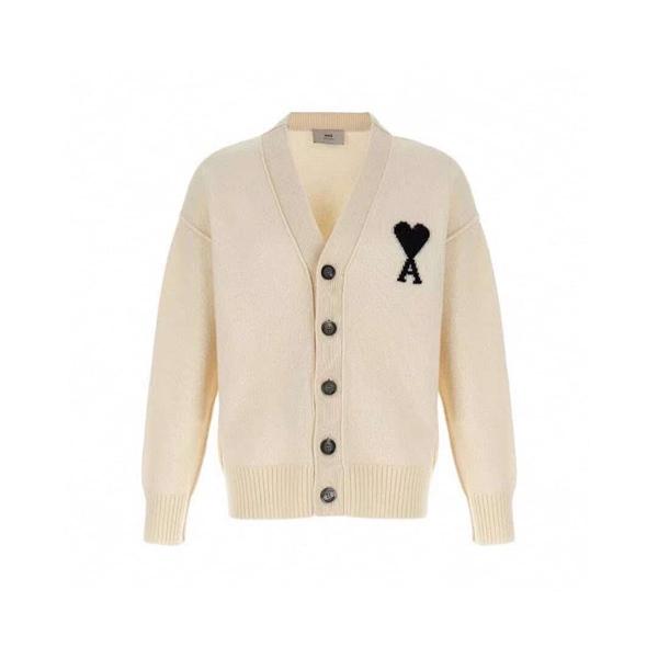 Ami Paris Logo Cardigan