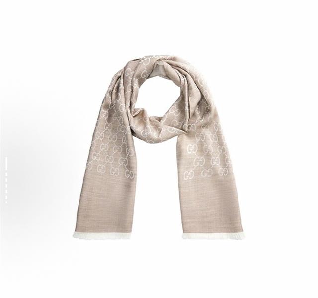 Gucci Muffler Stole Beige Scarf