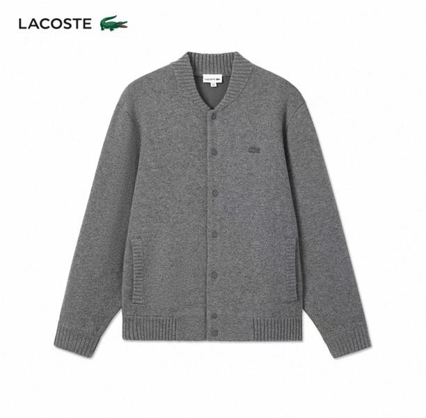 Lacoste Knit Wool Bomber Jacket