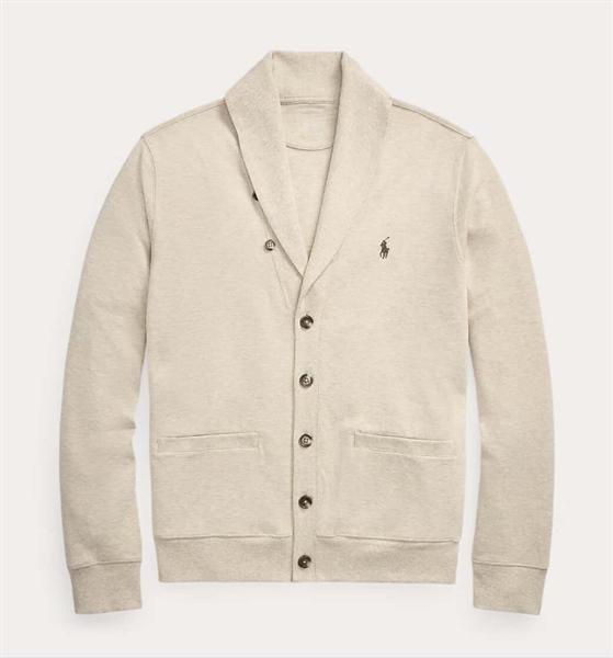 Ralph Lauren Luxury Jersey Shawl Collar Cardigan